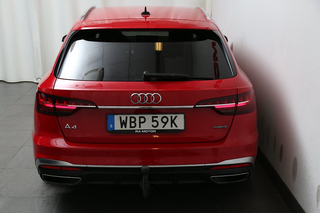 Audi A4 Avant 40 TFSI Quattro S Tronic S Line Värme Drag