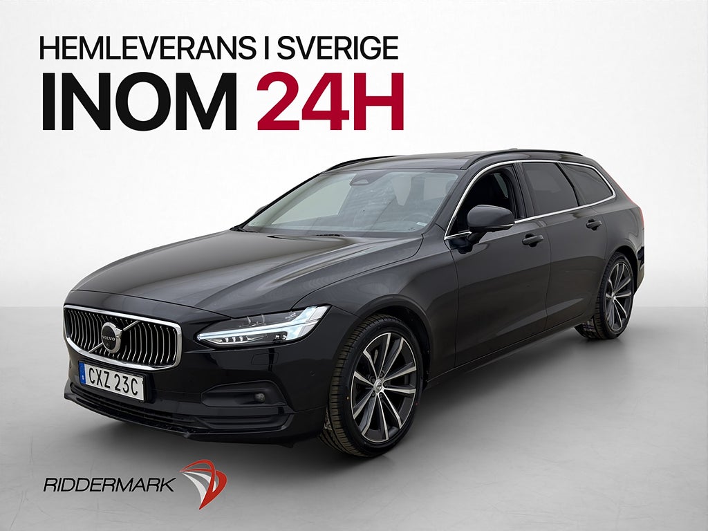 Volvo V90 B4 AWD 197hk Pano Skinn H/K Google 360° Värm