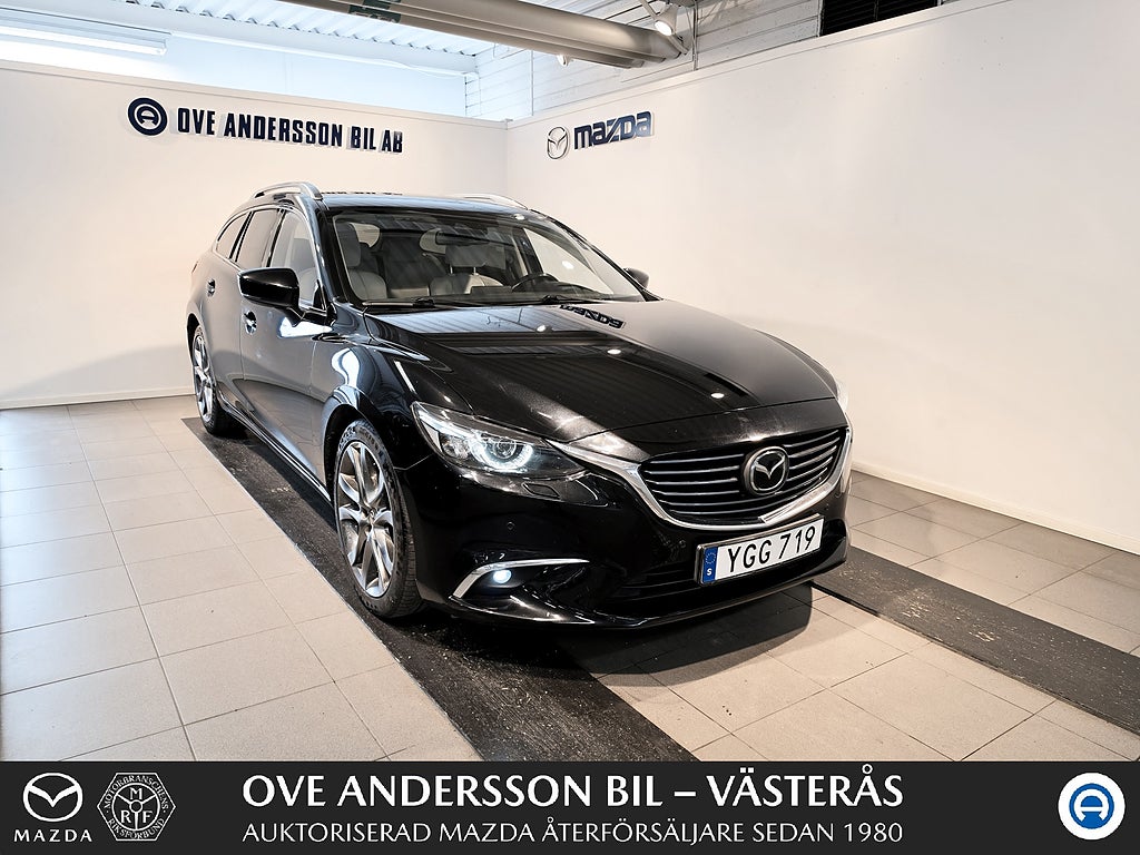 Mazda 6 Wagon 2.5 Skyactiv-G Optimum (192) BOSE|HuD|Nyservad