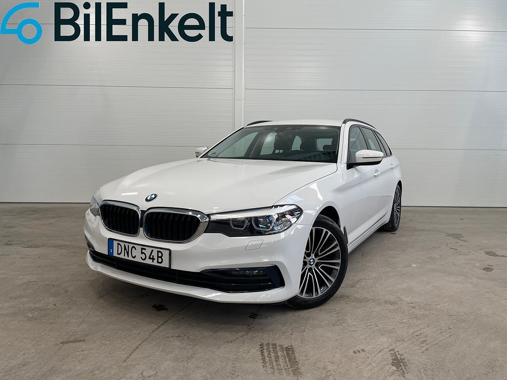 BMW 520 d Touring Sport line Kamera Cockpit Drag 2020 190hk