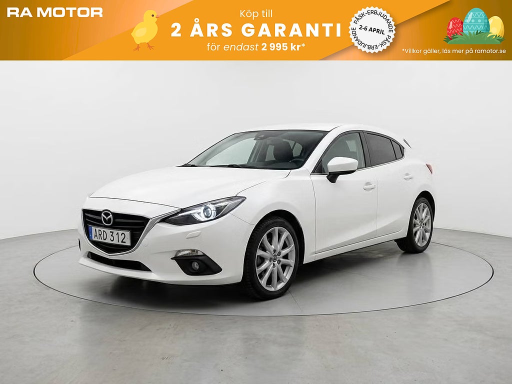 Mazda 3 2,2 DE SKYACTIV-D Vision 150hk Navi P-sensor Drag 2015