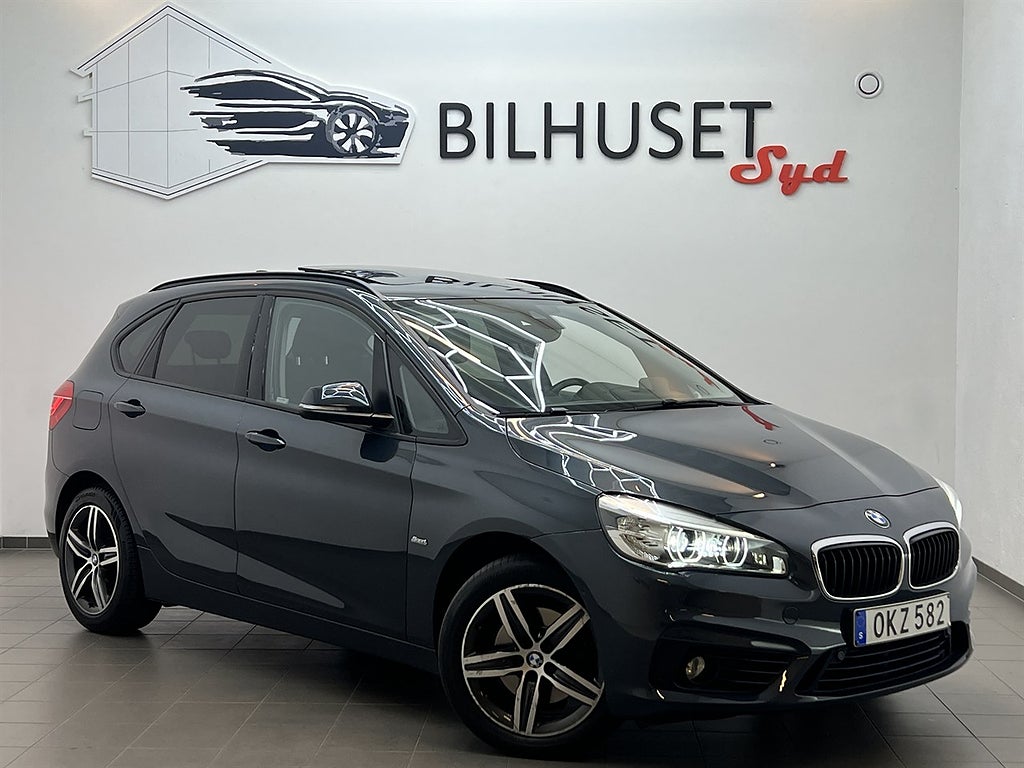 BMW 220 d xDrive 190hk Sport line Pano/HUD/Navi/Bkamera/Krok/Keyless