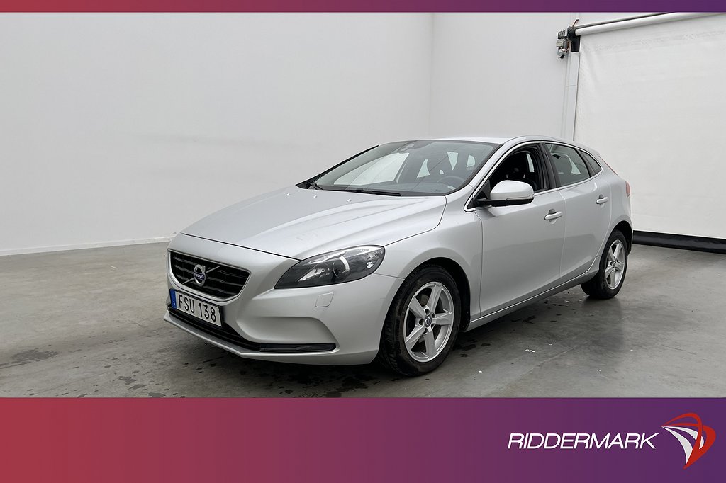 Volvo V40 D2 115hk Momentum P-Värmare Sensorer Halvskinn