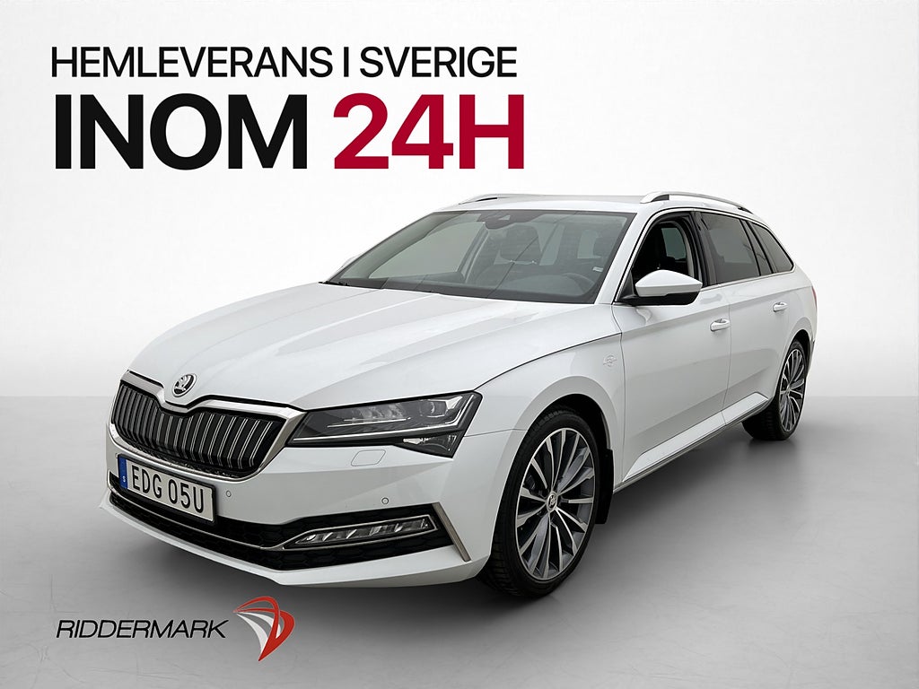 Skoda Superb 1.4 TSI iV L&K Värmare Drag Canton Skinn Kamera
