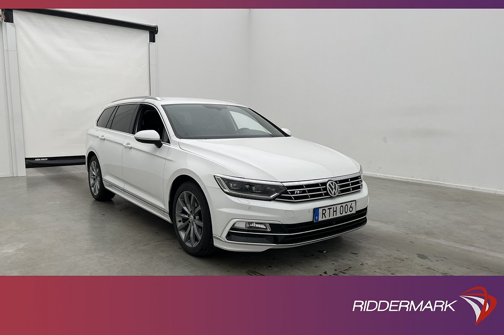 Volkswagen Passat TDI 190hk R-Line Värmare Skinn 360° Drag