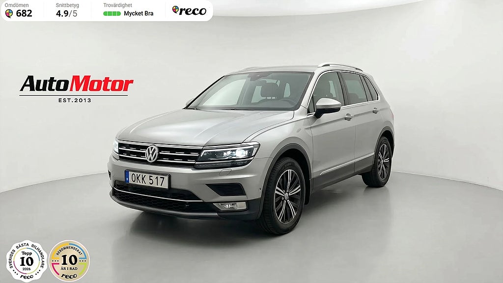 Volkswagen Tiguan GT 2.0 TDI 4Motion Panorama/Cockpit/Värmare/Drag 190hk