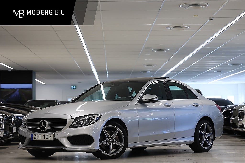 Mercedes-Benz C 220d C 220 D 4MATIC AMG Line Pano B-kamera
