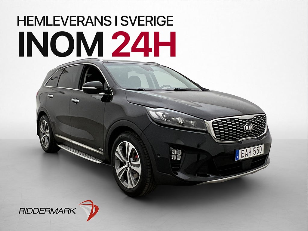 Kia Sorento AWD 200hk GT-Line 7-Sits Pano H/K 360 Skinn