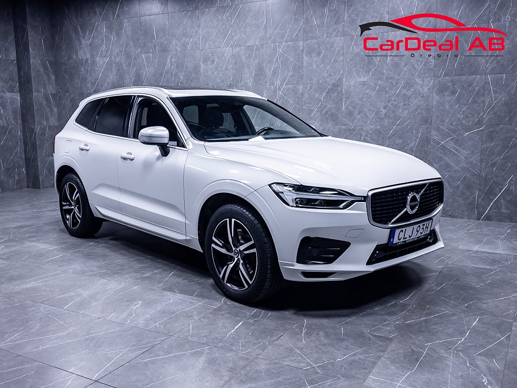 Volvo XC60 D5 AWD R-Design Värmare Pano Kamera CarPlay 4-Zons Drag