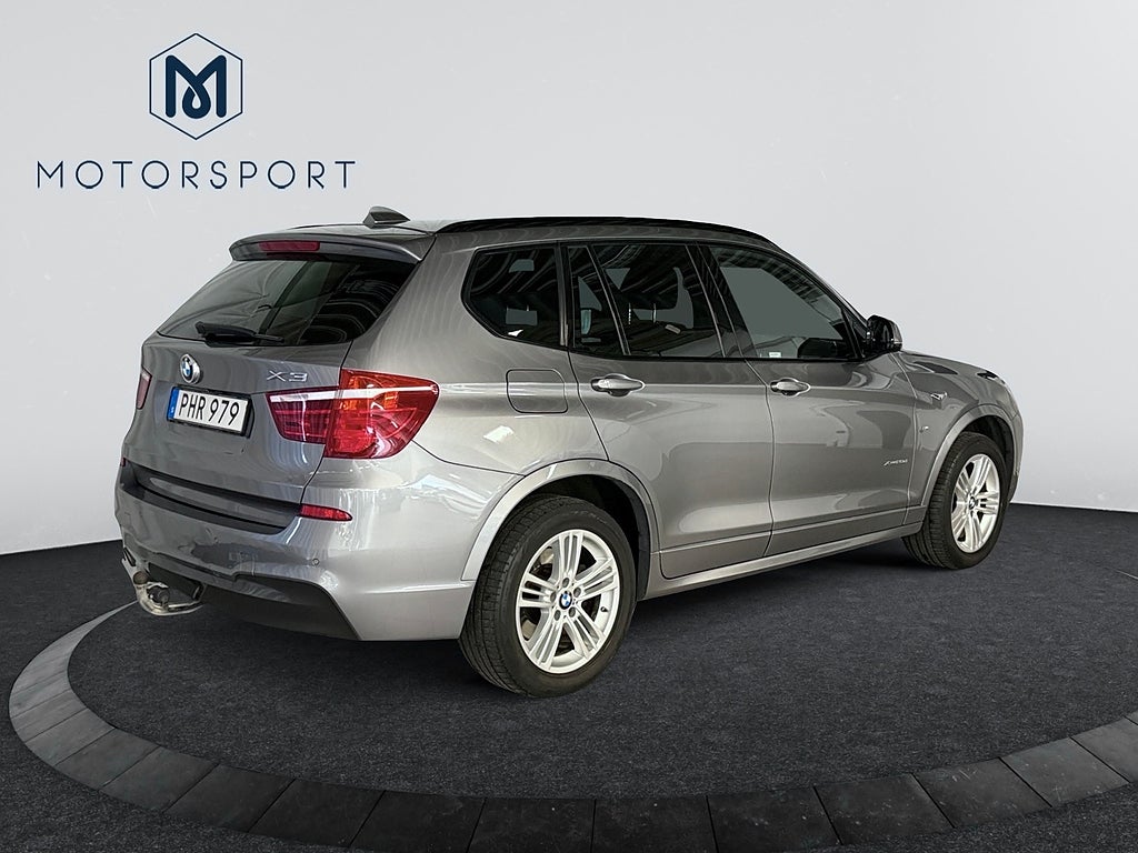 BMW X3 xDrive20d M Sport DRAG Backkamera Pano H/K Adaptiv-fart bild 5