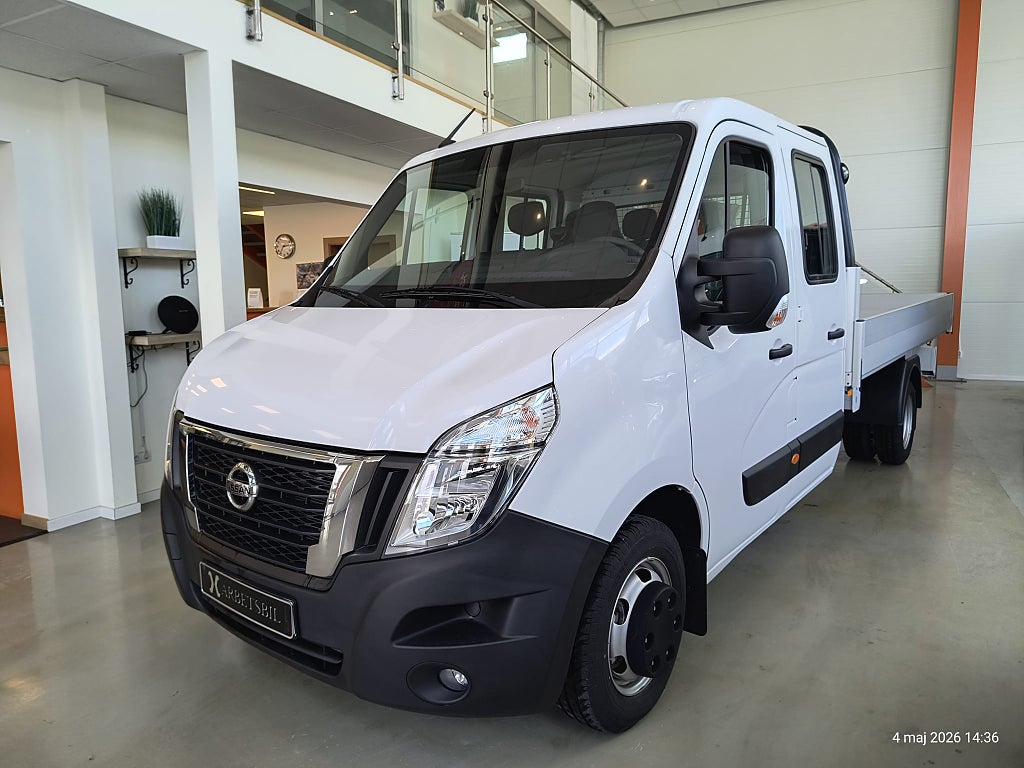 Nissan Interstar 2.3 dCi / 6-SITS / Flakbil /Lager bil