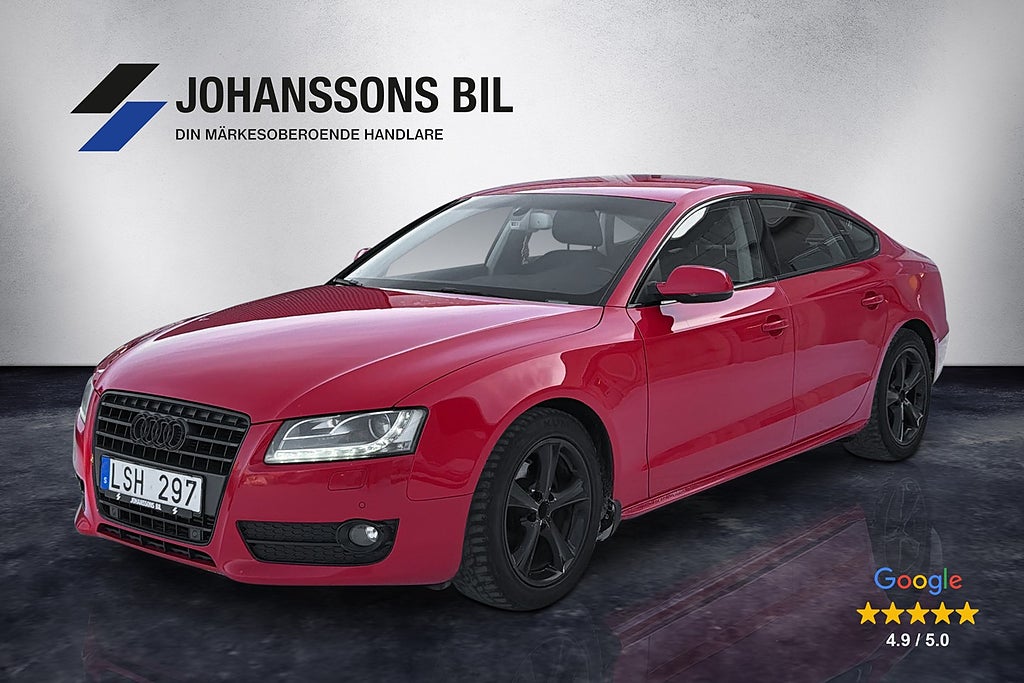 Audi A5 Sportback 2.0TDI Quattro Bang&Olufsen/NyKamrem/SoV-däck