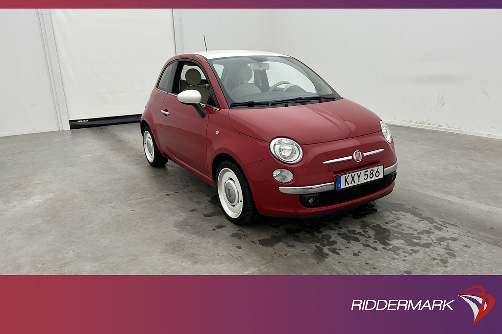 Fiat 500 1.2 8V 69hk Lounge Skinn 0,48l/mil