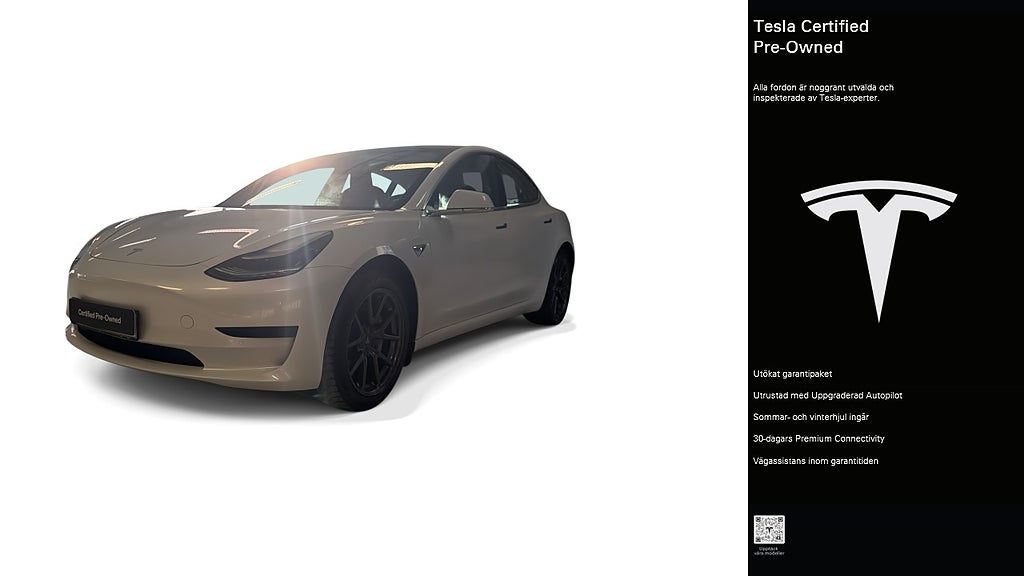Tesla Model 3 Standard Range Plus Certified Pre-Owned 3,84% ränta