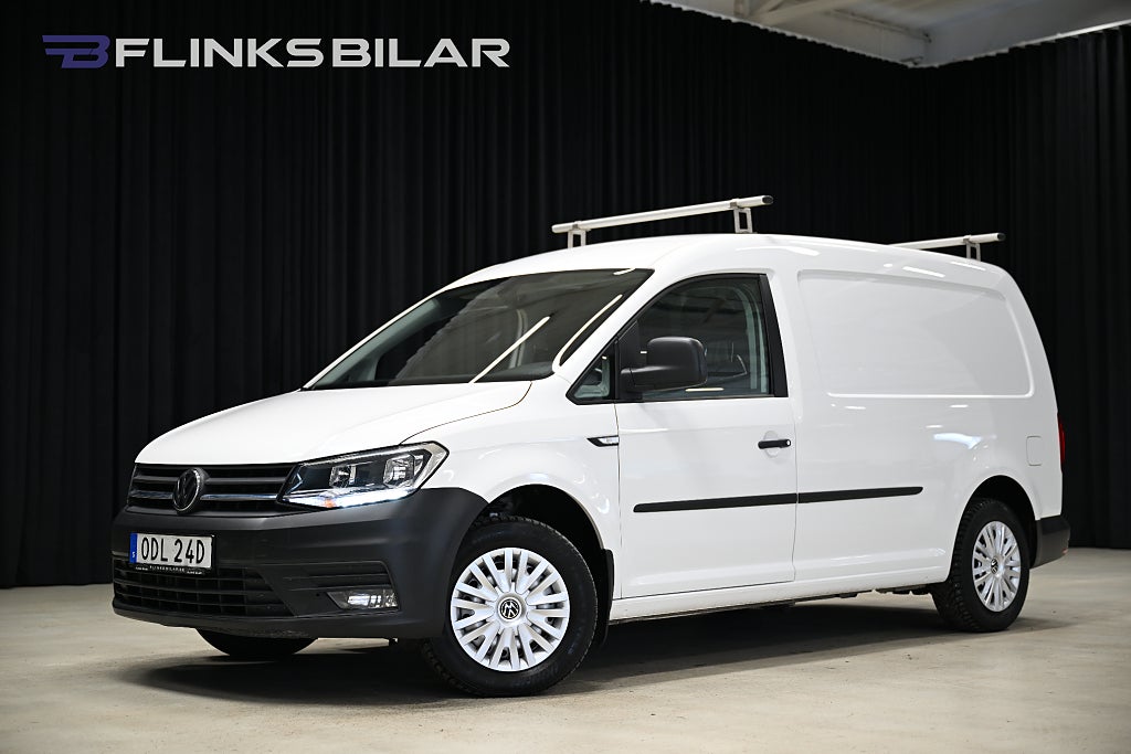 Volkswagen Caddy Maxi DSG 102HK Sortimo-Inredd|Dubbelgolv|Drag|Värmare|Moms