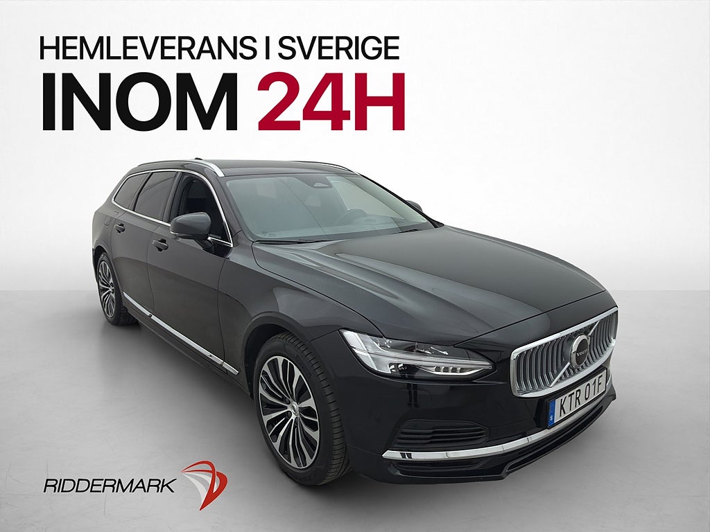 Volvo V90 Recharge T6 AWD Core Kamera Rattvärme CarPlay MOMS