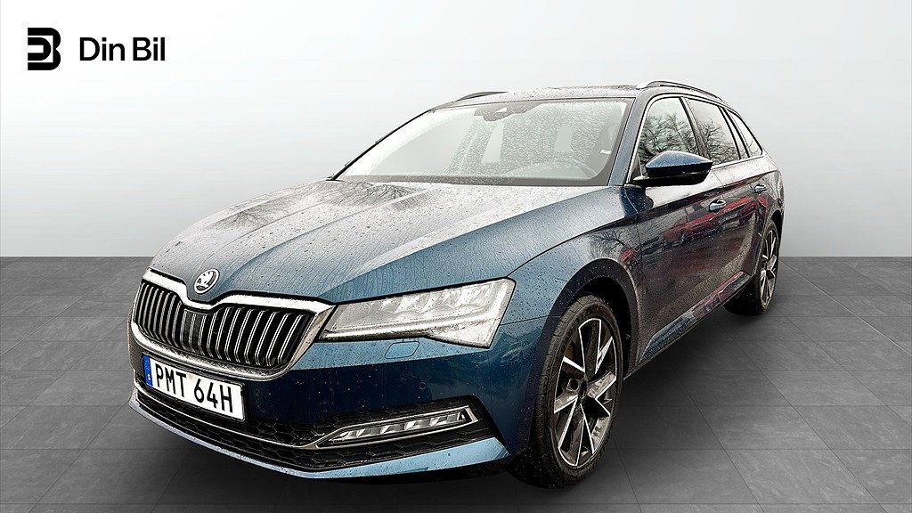 Skoda Superb Kombi Style 2,0 TDI 200 HK 4x4 DSG|Drag|Värmare