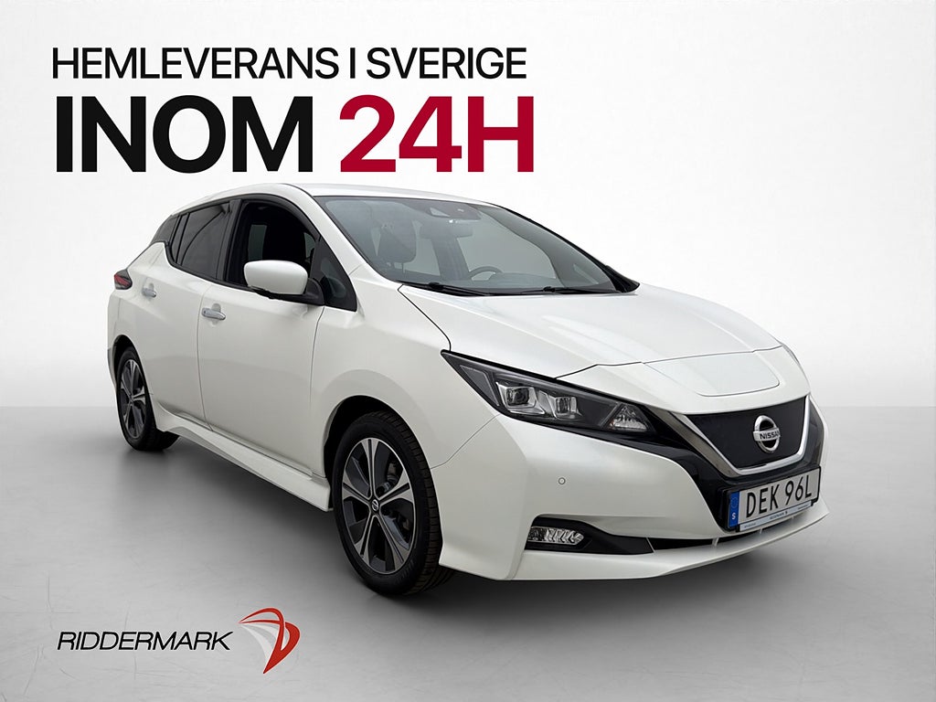 Nissan Leaf 150hk N-Connecta 360° Kamera CarPlay Navi MOMS
