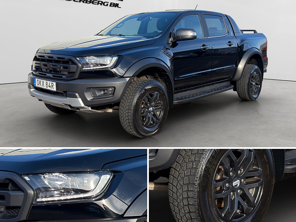 Ford ranger Raptor Performance 4x4 flaklock Drag B-kamera Navi MOMS