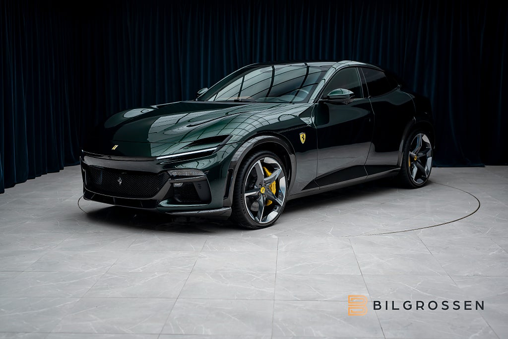 Ferrari Purosangue 6.5L V12 725hk Full Kolfiber Verde Zeltweg Sv-Såld NY 