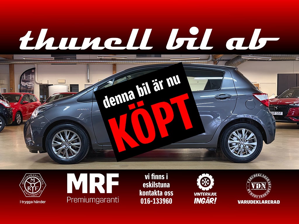 Toyota Yaris Hybrid e-CVT/Aut Active 101HK-VHJUL-BKAMERA-KÖPT