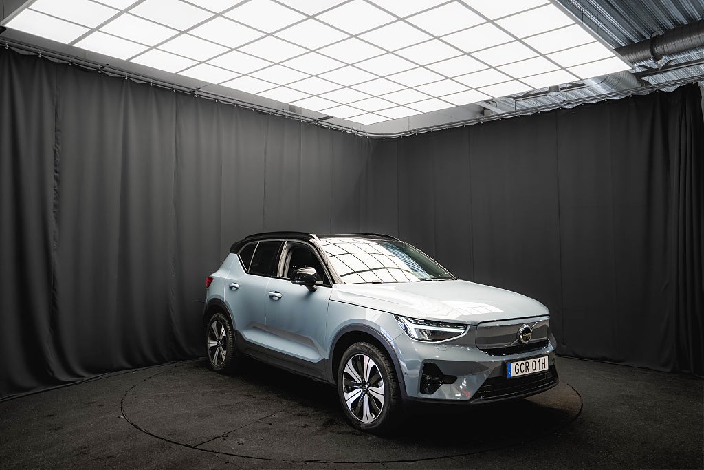 Volvo XC40 Recharge ULTIMATE DRAG PANO 360 H/K PILOT 95.6%SoH MOMS