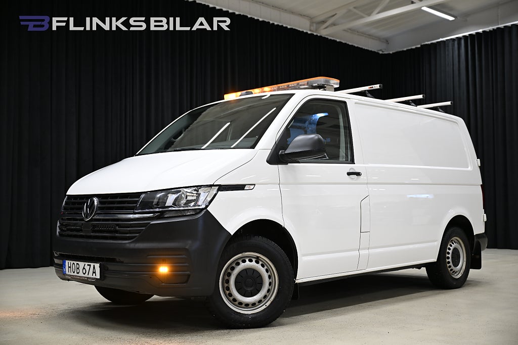 Volkswagen Transporter 4Motion DSG 150HK Inredd|Drag|Värmare|GPS|Moms|SeUtr!