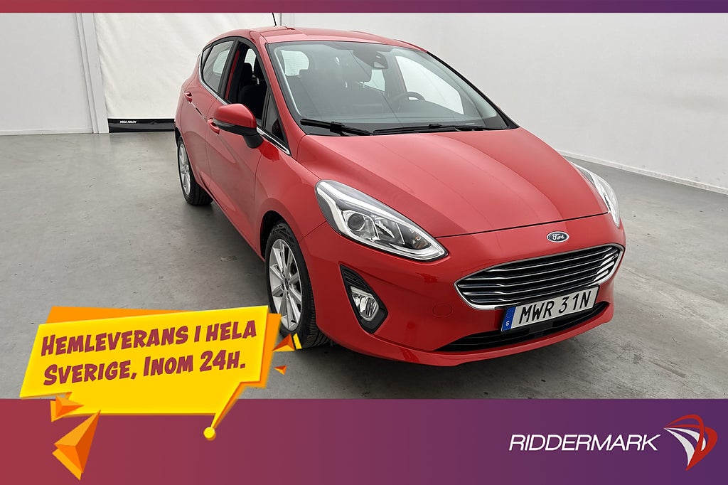 Ford Fiesta 1.0 EcoBoost Titanium Rattvärme 470kr Årsskatt
