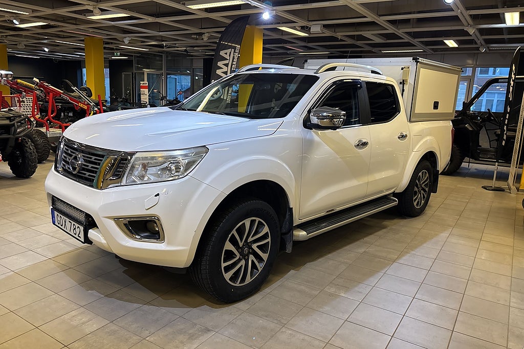 Nissan Navara Dubbelhytt 2.3 dCi 4WD Tekna/Moms/Skinn/Taklucka