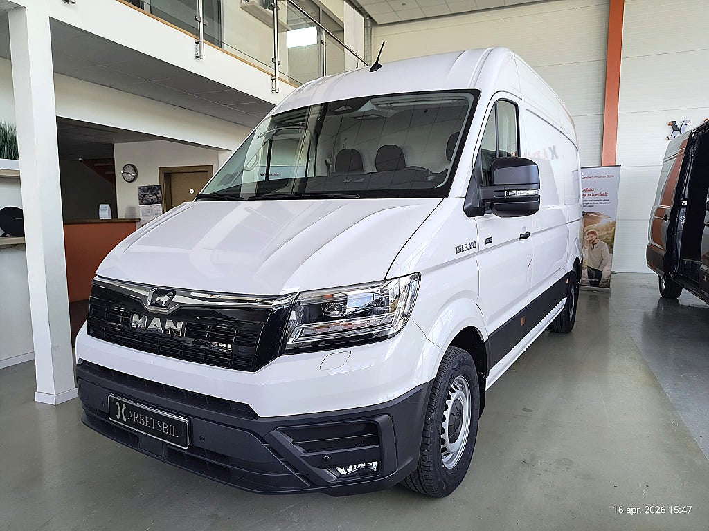 MAN TGE 3.180/ 4X4 / 180 HK Comfortvägg 4x4 /180 HK Lagervara