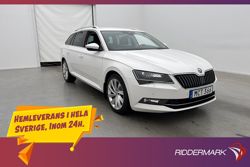Skoda Superb Kombi 4x4 190hk Canton D-Värmare Elstol Drag