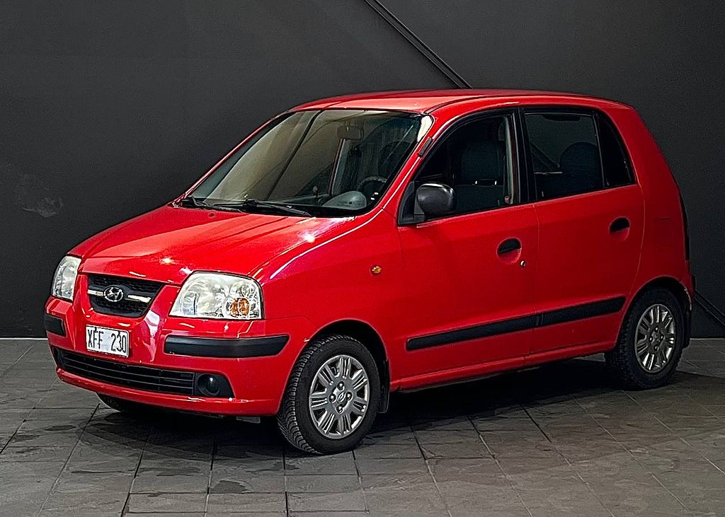 Hyundai Atos Prime 1.1 Nybesiktad Lågskatt Lågmilare Dragkro