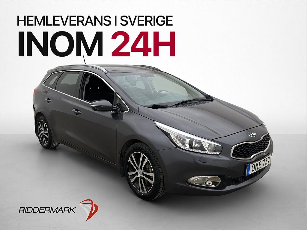 Kia Ceed 1.6 CRDi 128hk Panorama Kamera Värmare Drag Navi