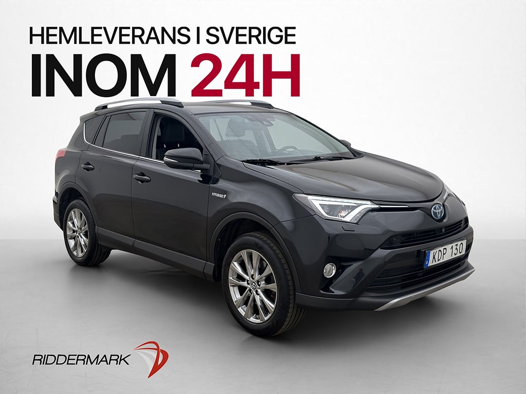 Toyota RAV4 2.5 Hybrid AWD 197hk Executive Värmare 360° Drag