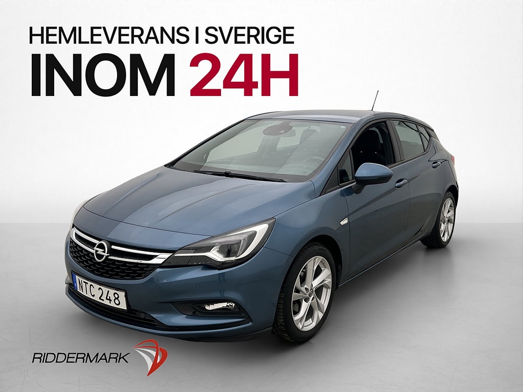 Opel Astra 125hk Dynamic Värmare P-Sensorer BT Rattvärme