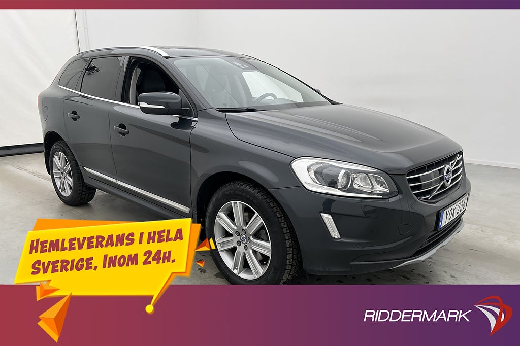 Volvo XC60 D4 AWD 190hk Summum Drag Värmare BLIS Kamera
