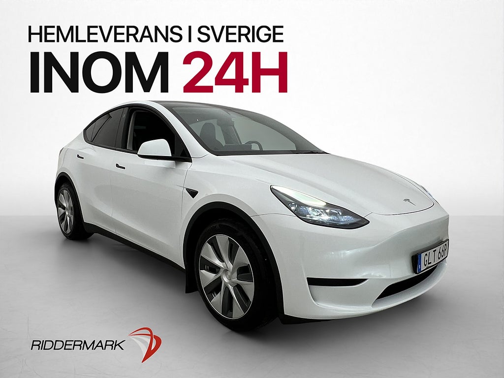 Tesla Model Y Standard Range 299hk Autopilot Rattvärme MOMS
