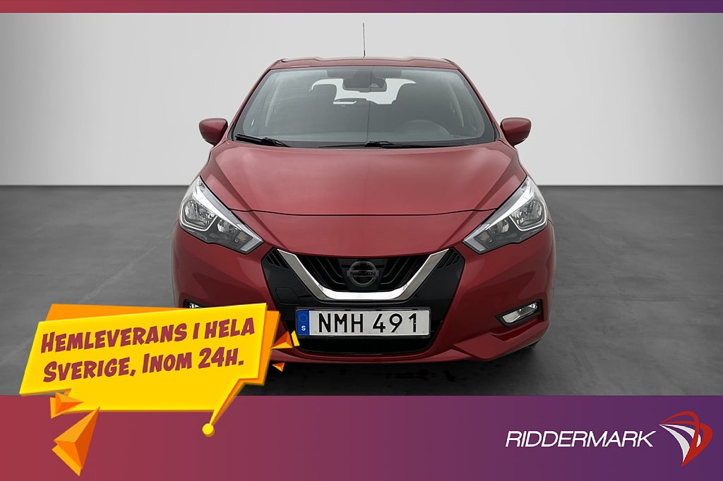 Nissan Micra 0.9 IG-T Acenta Farthållare Bluetooth Låg-Skatt