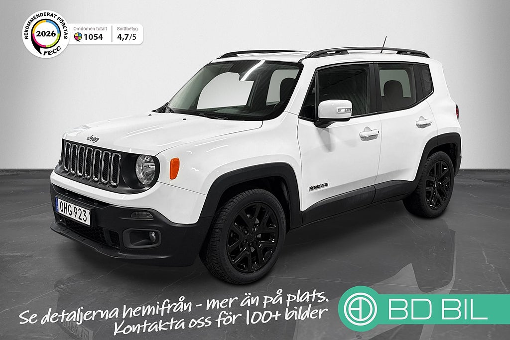 Jeep Renegade 1.4 DCT 140HK VÄRMARE KAMREM BYTT 
