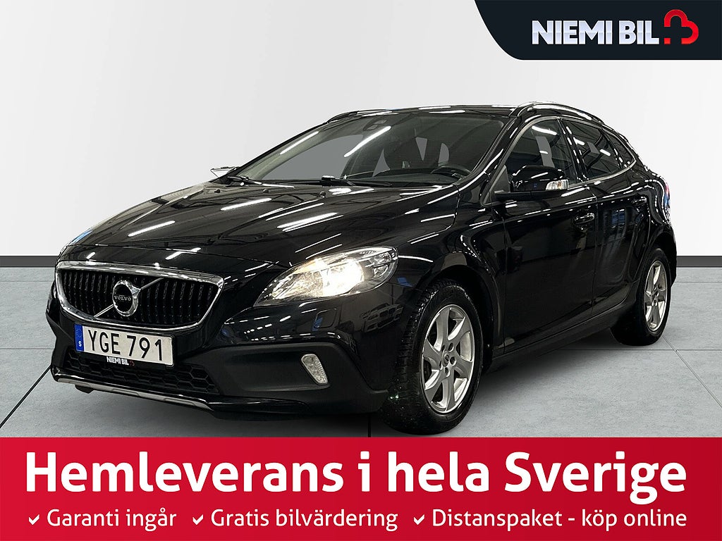 Volvo V40 Cross Country D2 Geartronic S&V-hjul/Automat/BT/Psens/Dvärm/ 0,39 L/mil