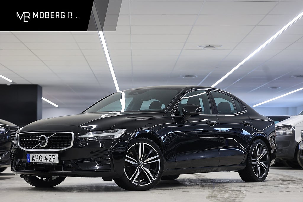 Volvo S60 T8 AWD 392hk Helg på Moberg! R-Design HUD H/K 360 Navi