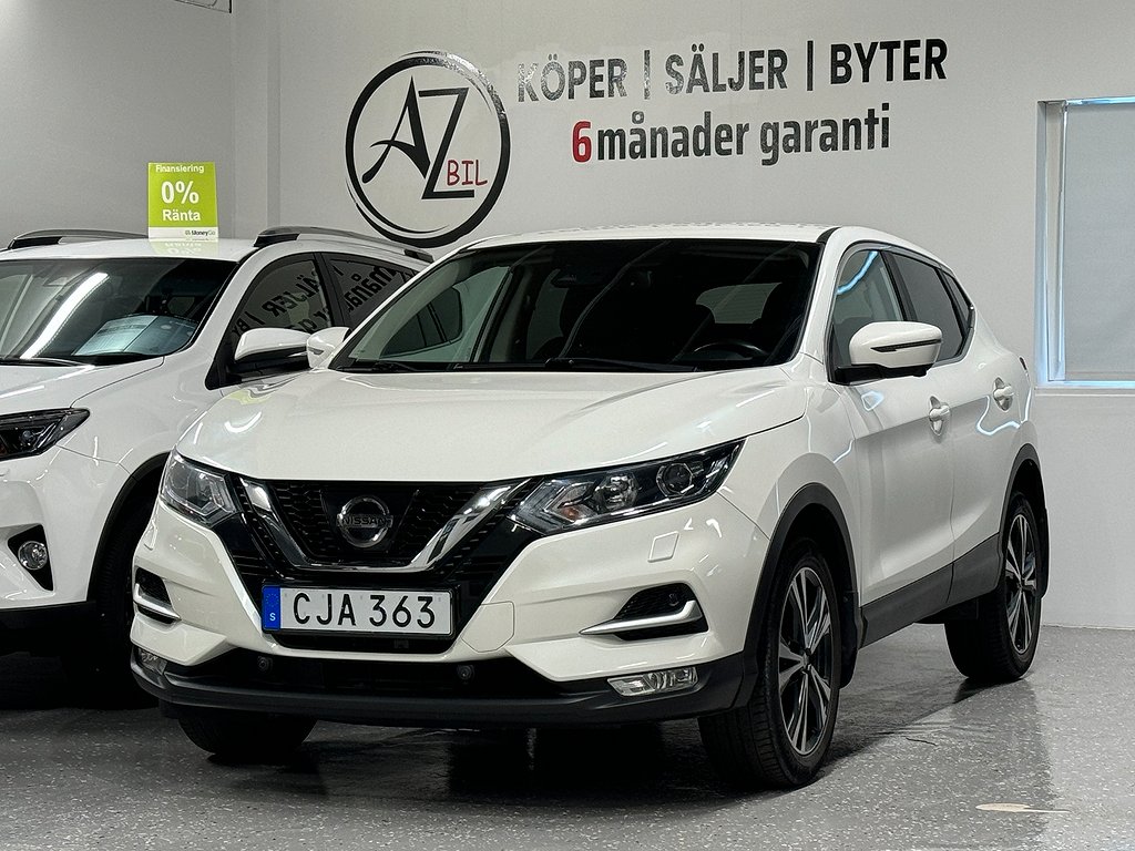 Nissan Qashqai 1.2 DIG-T XTRONIC-CVT Euro 6 GPS 360 KAM S&V hjul