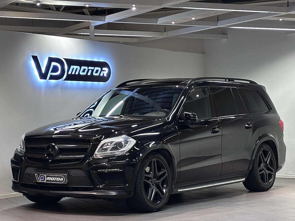 Mercedes-Benz GL 350 4M AMG 7-sits Taklucka H/K SE UTR 258hk