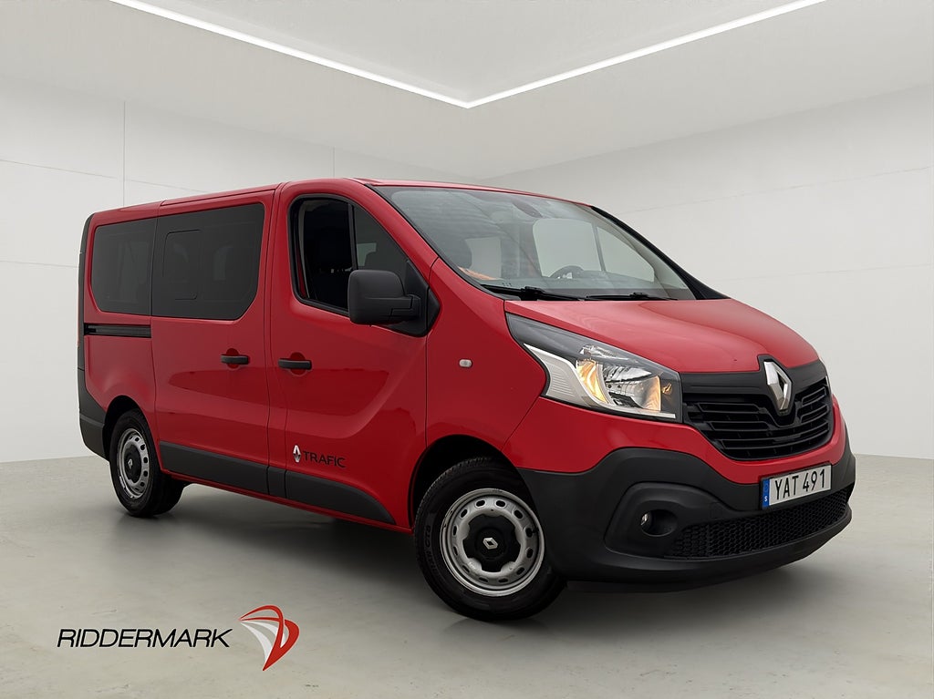 Renault Trafic Kombi 1.6dCi Värmare Dragkrok PDC 9-Sits