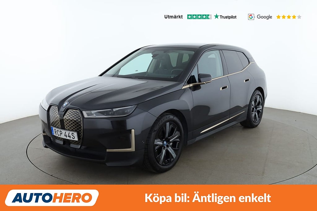 BMW iX xDrive40 / 360, CarPlay, H/K, Dragkrok