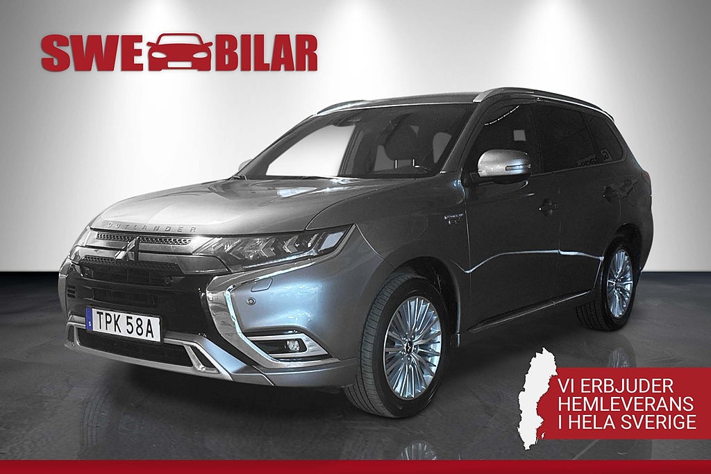 Mitsubishi Outlander PHEV CVT Business X 4WD 360-Kam Drag Rattvärm