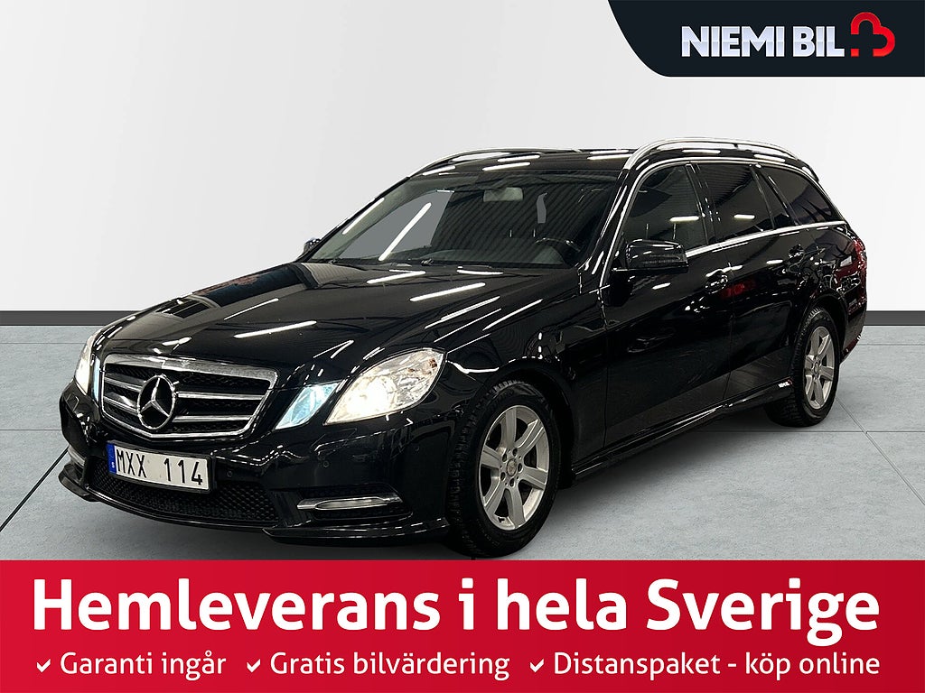 Mercedes-Benz E 220 T CDI 7GTronic Plus S&V-hjul/Navi/Farthållare/Skinn