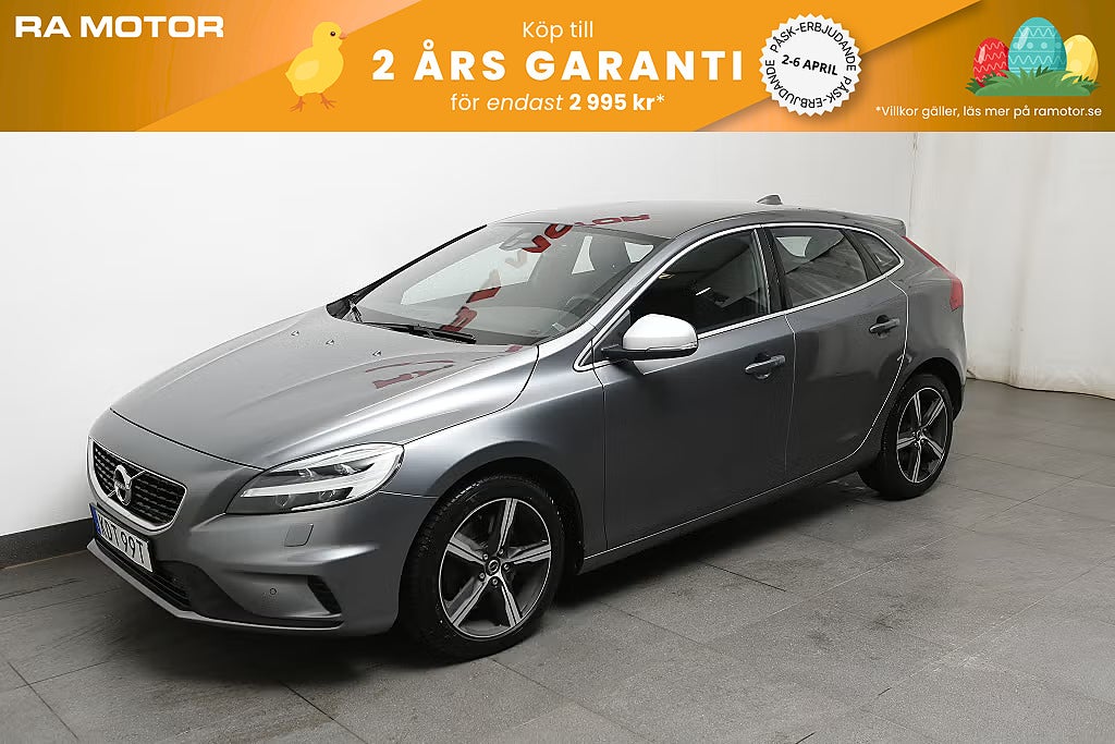 Volvo V40 T3 152hk R-Design Aut Värmare/VOC 2019