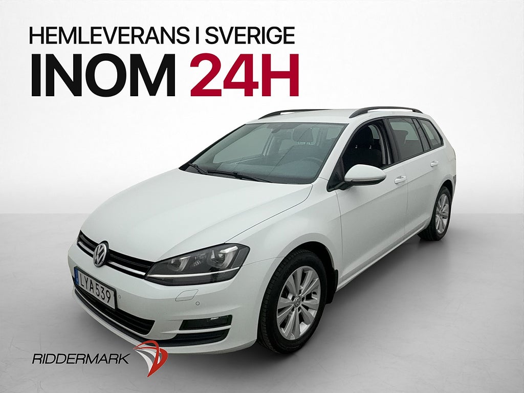 Volkswagen Golf 1.6 TDI Dragkrok Kamera CarPlay Kamrem-Bytt