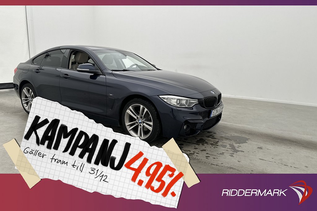 BMW 420 d xDrive Gran Coupé Sport Line Taklucka 4,95% Ränta